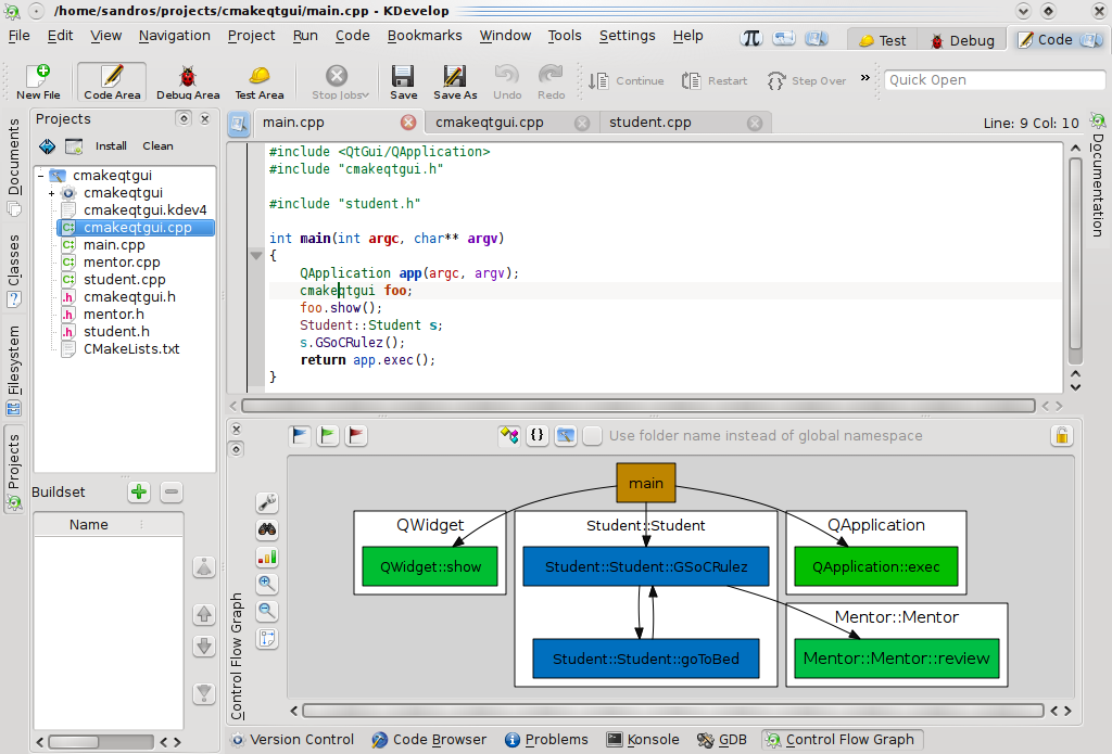 Methods clustered by class name